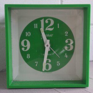 Spaceage Green Goldbuhl Alarm Clock